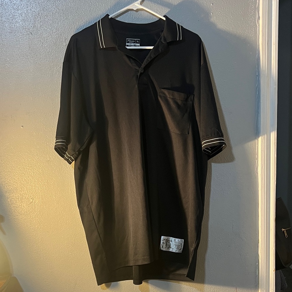 Honig’s Black Polo with White Accents